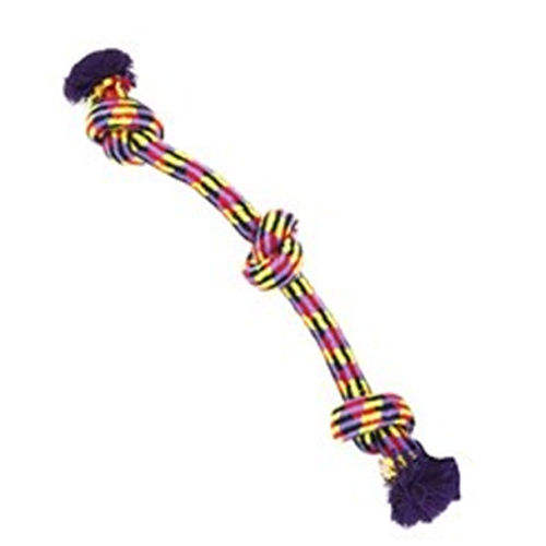 Tug of war rope, straight single knot dog toy